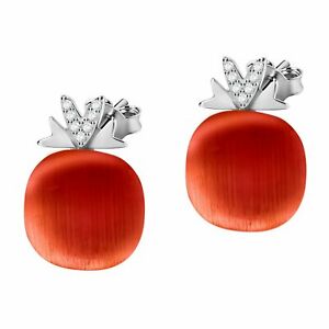 【送料無料】ジュエリー・アクセサリー モレラートジェンマイヤリングシルバーレッドキャットアイorecchini morellato gemma sakk109 earrings argento occhio di gatto rosso nuovi