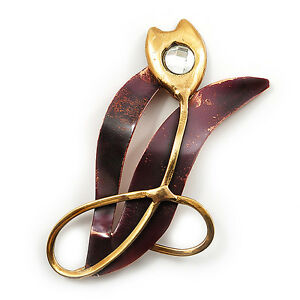 【送料無料】ジュエリー・アクセサリー チューリップエスニックブローチtulip floral ethnic brooch  handcrafted