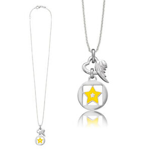 【送料無料】ジュエリー・アクセサリー シンボルヘルツェンゲルネックレスherzengel bambini collana con stella come simbolo per lucido 37  2cm