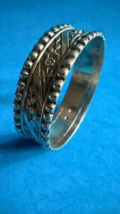 【送料無料】ジュエリー・アクセサリー ヴィンテージブレスレットアンアージェントシネvintage bracelet rigide en argent 800 signe fn