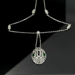 【送料無料】ジュエリー・アクセサリー コリアーコートペンタンティセルペントテテアルジェントスターリングインクラステcollier court pendantif serpent tete argent sterling 925 cz vert incruste cy5