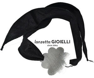 【送料無料】ジュエリー・アクセサリー シルバーサタンデイジーカラーブレスレットサタンリボンcollarinobracciale nastro raso colorato con margherita in argento 925 satinato