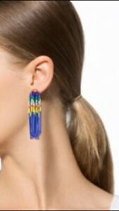 【送料無料】ジュエリー・アクセサリー レレストライプサドーイフリンジイヤリングlele sadoughi a righe frange orecchino