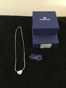 【送料無料】ジュエリー・アクセサリー ネックレスハートスワロフスキーdonna collana cuore swarovski nuovo｜hokushin