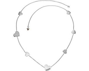 【送料無料】ジュエリー・アクセサリー ハートクリスタルネックレスデザイナーguess cuore cristallo collana designer