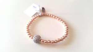 【送料無料】ジュエリー・アクセサリー スワロスキーシルバーブレスレットbracciale donna argento elastico swarosky