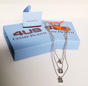 【送料無料】ジュエリー・アクセサリー チェーザレパシオッティチェーン?ドロップcesare paciotti 4us catena a calare con lettere 4 u s  listino ?109,00