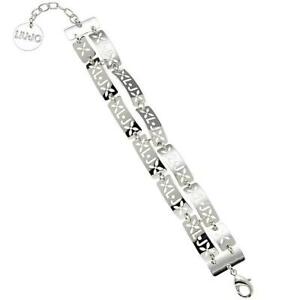 【送料無料】ジュエリー・アクセサリー ブレスレットラグジュアリーグラマーブラスシルバーレディbracciale donna liu jo luxury glamour lj744 ottone silver lady