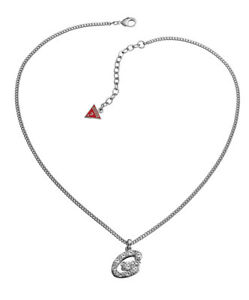 【送料無料】ジュエリー・アクセサリー ネックレスコリアーシルバートレーラーguess collanacollier ubn31201 con rimorchio in gform argentati