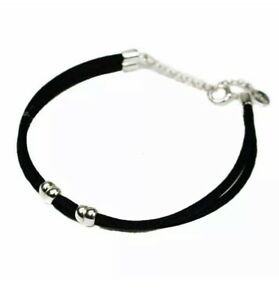 【送料無料】ジュエリー・アクセサリー ロンドンシルクコードシルバーブレスレットリンクlinks of london cuore silk cord braccialetto dargento