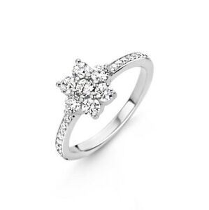 【送料無料】ジュエリー・アクセサリー オリジナルシルバースターリングセットクラスタリングサイズ￡nuovo originale ti sento argento sterling set cz cluster anello 12035zi taglia 56 ￡ 69
