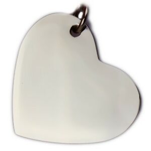 【送料無料】ジュエリー・アクセサリー ネックレスペンダントハートプレートステンレスciondolo per collane cuore placca incisa acciaio inox incl incisione