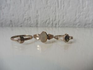 【送料無料】ジュエリー・アクセサリー シルバー__ 3 bella, vecchio anelli__925 argento __ con madreperla ___