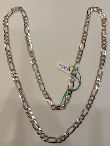 【送料無料】ジュエリー・アクセサリー メンズチェーンネックレスシルバーcollana uomo a catena 31 , 60cm ,n argento 925 ,nuovo con garanzia, gr 16,30