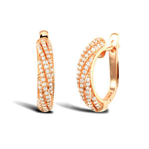 【送料無料】ジュエリー・アクセサリー ジュエルコロンドンピンクシルバージルコーニアットパヴェセットタイトイヤリングjewelco london rosa argento zirconi a pave set stretto orecchini