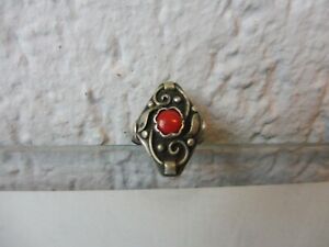 【送料無料】ジュエリー・アクセサリー リングシルバーウィズコーラルbella, vecchio anello, 800 argento con corallo