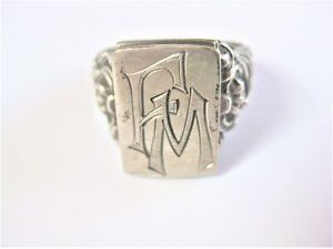 【送料無料】ジュエリー・アクセサリー シウルバーシールリングantico anello con sigillo siulber 835,9,63 g