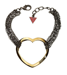 【送料無料】ジュエリー・アクセサリー ブレスレットハンドネックレスゴールドメッキguess braccialecollana mano ubb81007 placcato oro