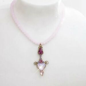 【送料無料】ジュエリー・アクセサリー ライラックセリグマンペンダントアートウェアネックレスart wear collana con pendente seligman in lilla