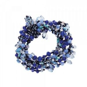 【送料無料】ジュエリー・アクセサリー ブレスレットクリスタルビーズラインストーンオッタヴィアニビジューbracciale con cristalli, perline e strass ottaviani bijoux 470658