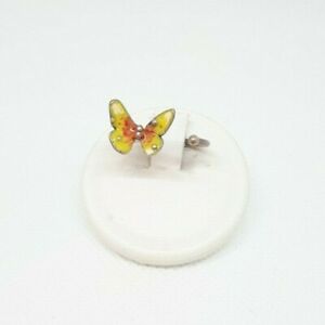【送料無料】ジュエリー・アクセサリー イマゴガラスイエローバタフライシルバーリングimmago anello argento farfalla gialla smaltata a mano