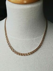 【送料無料】ジュエリー・アクセサリー コリアーアンシアンアンプラケマイレアメリカンポインソンネcollier ancien en plaque or, maille americaine, poinconne 17,736円
