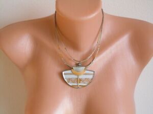 【送料無料】ジュエリー・アクセサリー ラグジュアリーデザイナーコリアーブラックパールランガニネックレスlusso designer collier, collana langani con il neri perle 37,9 g39,5 43, 5 cm