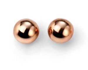 【送料無料】ジュエリー・アクセサリー エレメントゴールドゴールドローズイヤリングボールelements gold 9ct oro rosa orecchini a perno palla