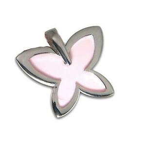 【送料無料】ジュエリー・アクセサリー シルバースターリングピンクバタフライペンダントオンチェーンjsuk argento sterling rosa porcellana farfalla ciondolo su 457cm catena