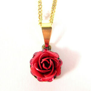 【送料無料】ジュエリー・アクセサリー ソーホーRチェーンレッドローズアノダイズラインストーンラインストーンsoho R catena rose rosso matt anodizzati strass cristalli siam antico oro strass