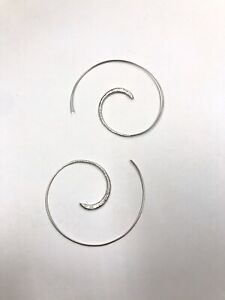 【送料無料】ジュエリー・アクセサリー フィレンツェスパイラルシルバーイヤリングイタリアシルバーorecchino argento 925 a spirale artigianato fiorentino made in italy silver|hokushin