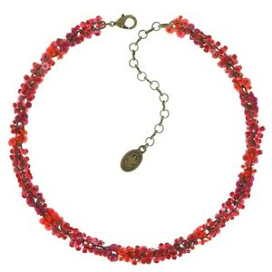 【送料無料】ジュエリー・アクセサリー コンプロットネックレスコリアーピンクオレンジkonplott collana collier kaleidoscopic rosaarancione