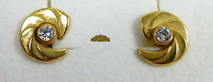 【送料無料】ジュエリー・アクセサリー イヤリングゴールドジルコンorecchini 333 oro con zirconi c7324