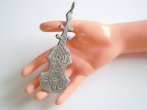 【送料無料】ジュエリー・アクセサリー ティンペンダントコントラバスxl ciondolo in stagno kontrabas musica strumento 26,7 g12,6 x 4,3 cm