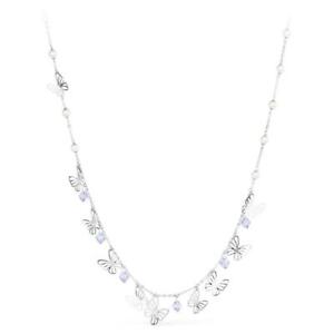 【送料無料】ジュエリー・アクセサリー バタフライペンダントバタフライペンダントスチールネックレスcollana da donna per ragazza brosway in acciaio con ciondoli ciondolo farfalla|hokushin