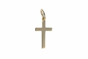 【送料無料】ジュエリー・アクセサリー ゴールドプレーンペンダントクロスペンダント9ct oro plain croce pendente a ciondolo