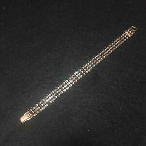 【送料無料】ジュエリー・アクセサリー テニスブレスレットゴールドジャージブラックジルコンスレッドbracciale tennis maglia dorata tre fili zirconi neri [na03]