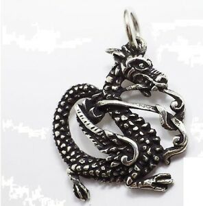 【送料無料】ジュエリー・アクセサリー ペンデンティフドラゴンアージェントメダイレチェインコリアーpendentif dragon argent veritable medaille chaine collier