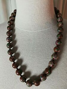 【送料無料】ジュエリー・アクセサリー コリアーアンシアンチノワアンエメイルクロイドンネcollier ancien chinois en email cloisonne