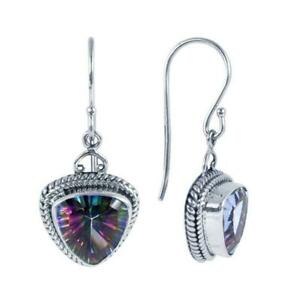 【送料無料】ジュエリー・アクセサリー シルバースターリングイヤリングウィズミスティッククォーツargento sterling orecchino con mystic quarzo se2463mt