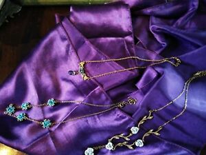 【送料無料】ジュエリー・アクセサリー ロトドコリアーシュルルテームドラローズヴィンテージlot de collier sur le theme de la rose vintage