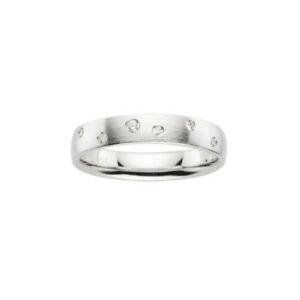 【送料無料】ジュエリー・アクセサリー フレンドシップスターリングリングシルバージルコンズamicizia anello sterling argento 925 kt con zirconi 4mm opaca bfr99106