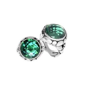 【送料無料】ジュエリー・アクセサリー スターリングシルバーリングクォーツグリーンanello argento sterling con verde quarzo ar6144gq178cm