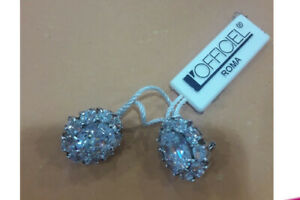 【送料無料】ジュエリー・アクセサリー シルバージルコンィスレディースイヤリングクリップicel orecchini donna clip in argento 925 e zirconi
