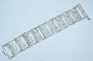 【貨物輸送無料】宝飾品・佩び物 ブレスレットアルティキュレアンアルジャンフィリグランコントロレbracelet articule en argent filigrane controle