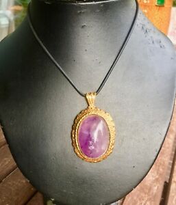 【送料無料】ジュエリー・アクセサリー ペンデンティフグローゼアメティステビッグアメジストペンダントpendentif grosse amethyste big amethyst pendant