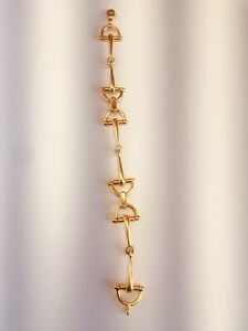 【貨物輸送無料】宝飾品・佩び物 ヴィンテージアンシアンブレスレットエトリエプラケビジューancien bracelet etrier plaque or  bijou vintage