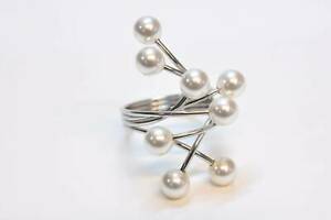【送料無料】ジュエリー・アクセサリー ハイデマンリングオーリスステンレススチールスワロフスキーパールheideman anello auris acciaio inox swarovski perla 18az2368691