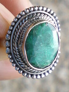 【貨物輸送無料】宝飾品・佩び物 バグアルティサナーレアンエメロードアルジャンコロンビー1 bague artisanale en emeraude et argent 925    29 cts   colombie