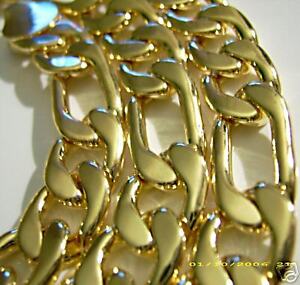 【貨物輸送無料】宝飾品・佩び物 グロスコリアーセンチブレスレットセンチフィガロプラークgros collier 60 糎 et bracelet 21 糎 figaro plaque or